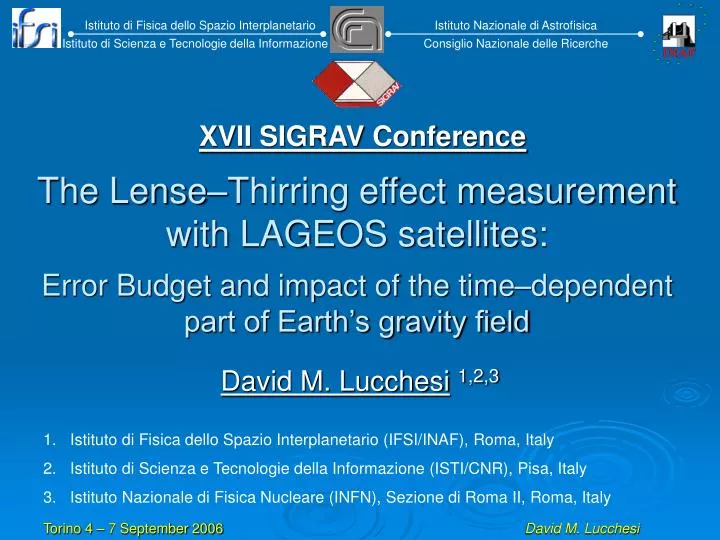 the lense thirring effect measurement with lageos satellites
