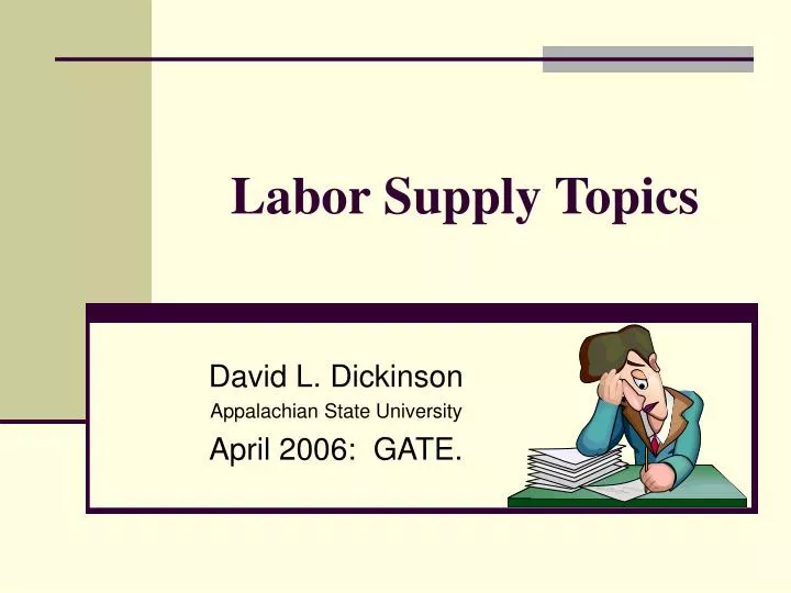 labor supply topics