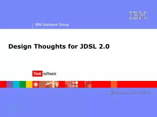 Design Thoughts for JDSL 2.0