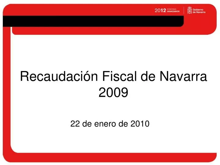 recaudaci n fiscal de navarra 2009