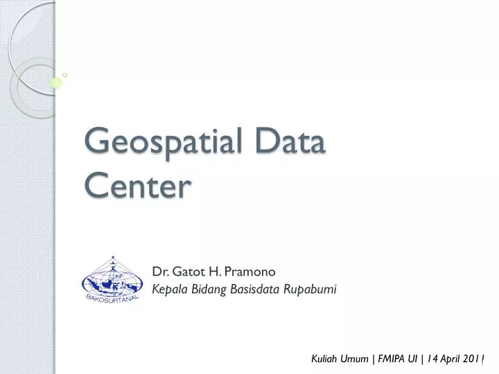 geospatial data center