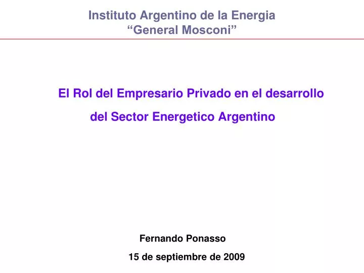 instituto argentino de la energia general mosconi