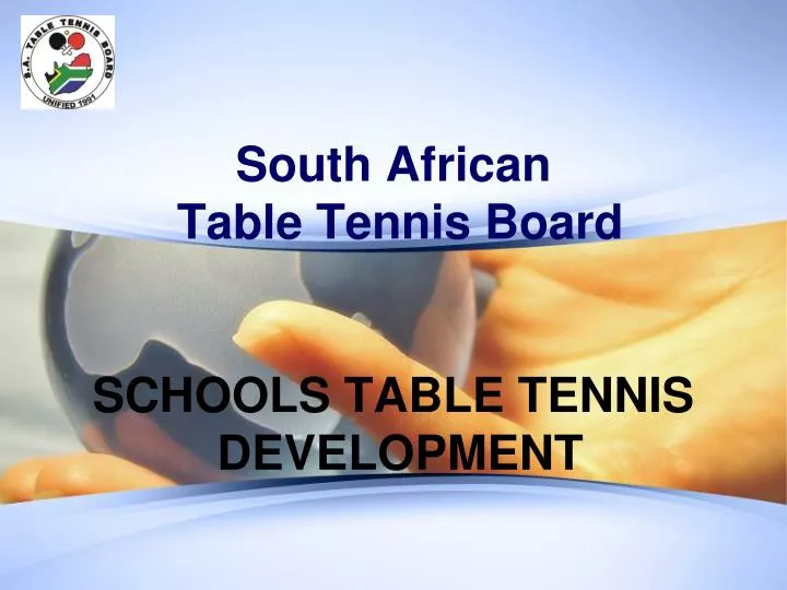 south african table tennis board schools table tennis development