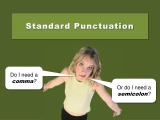 Standard Punctuation