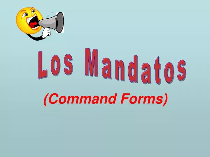 command forms