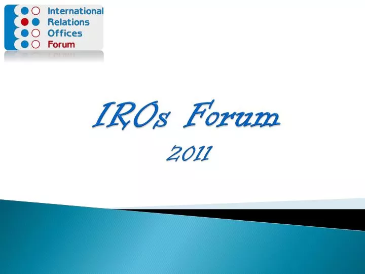 iros forum 2011