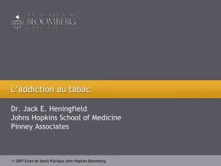 l addiction au tabac