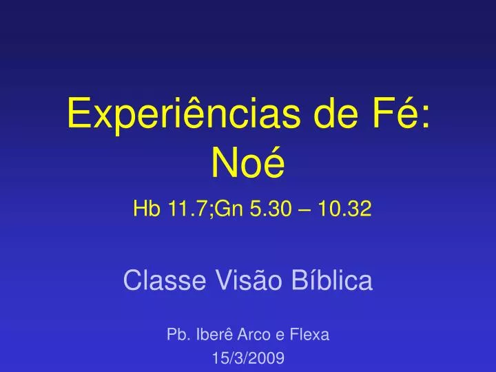 experi ncias de f no hb 11 7 gn 5 30 10 32