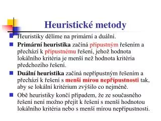 h euristick metod y