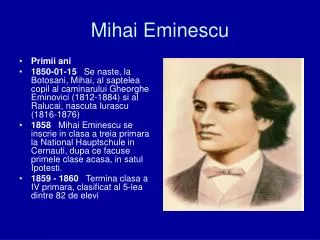mihai eminescu