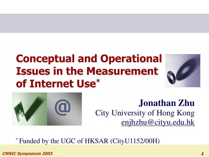 conceptual and operational issues in the measurement of internet use