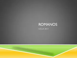 romanos