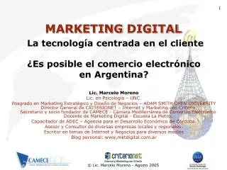marketing digital la tecnolog a centrada en el cliente