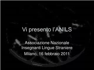 vi presento l anils