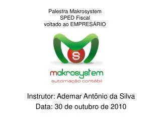 instrutor ademar ant nio da silva data 30 de outubro de 2010