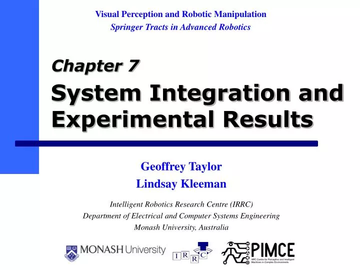 system integration and experimental results