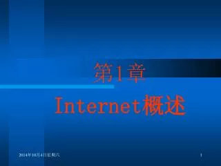 1 internet