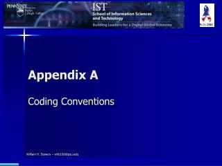 Appendix A