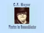 C.F. Meyer - slide 1