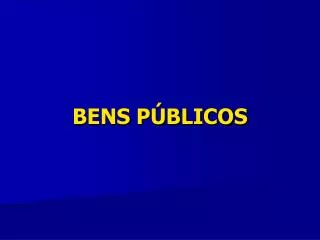 bens p blicos