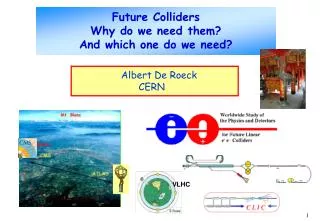 Future Colliders Why do we need them? And which one do we need?