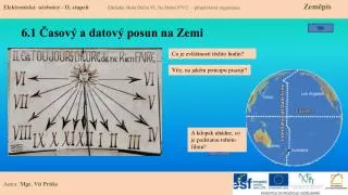 6 1 asov a datov posun na zemi