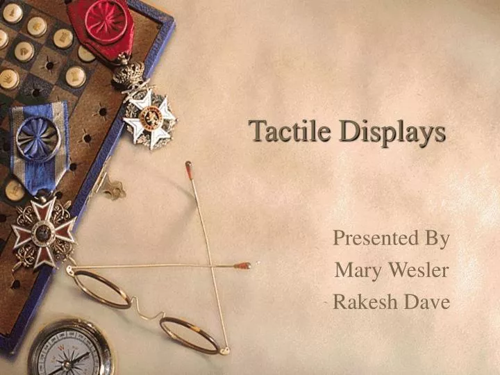 tactile displays