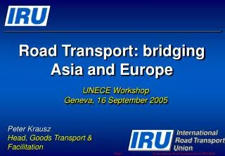 Road Transport: bridging Asia and Europe