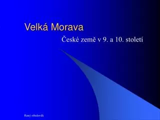 velk morava