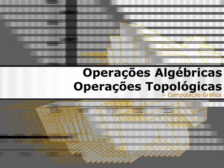 opera es alg bricas opera es topol gicas