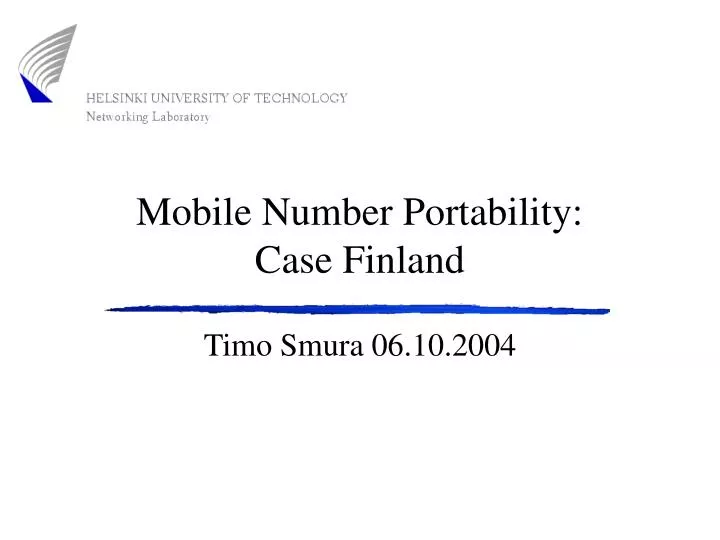 mobile number portability case finland