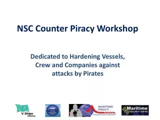 NSC Counter Piracy Workshop