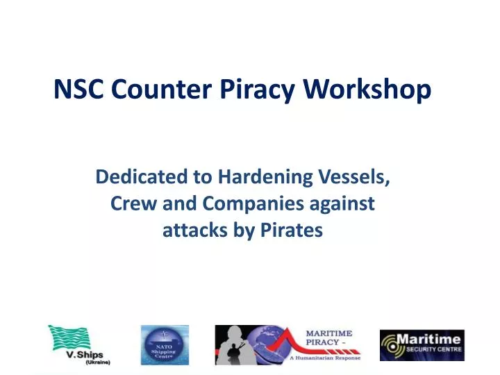nsc counter piracy workshop