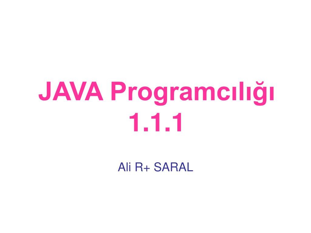 PPT - Introduction to Java Programming: Course Overview and JDEV ...
