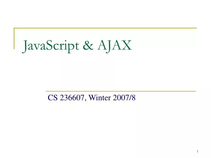 javascript ajax
