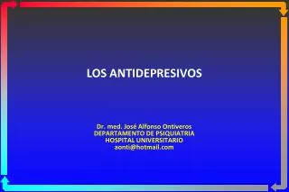 los antidepresivos