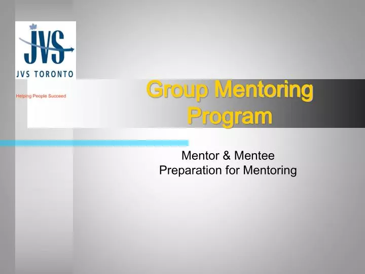 group mentoring program