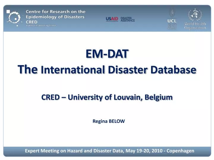 em dat the international disaster database