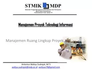 manajemen ruang lingkup proyek