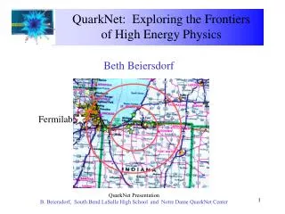 QuarkNet: Exploring the Frontiers of High Energy Physics