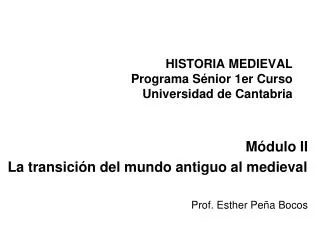 historia medieval programa s nior 1er curso universidad de cantabria