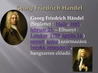 g eorg friedrich h ndel