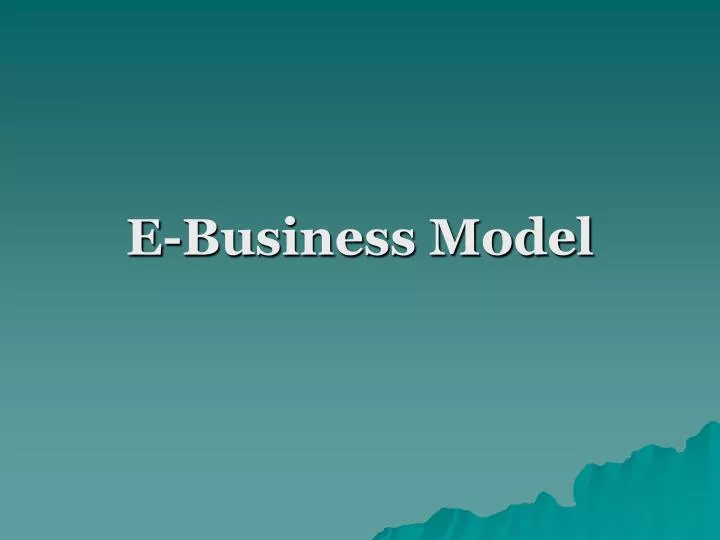 e business model