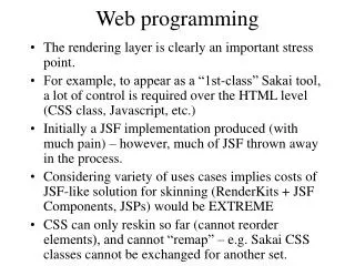 Web programming