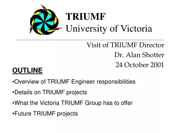 triumf university of victoria