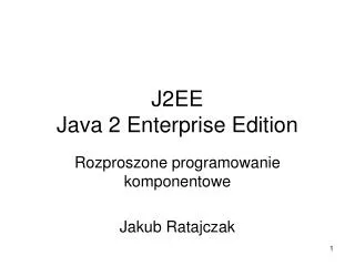 j2ee java 2 enterprise edition