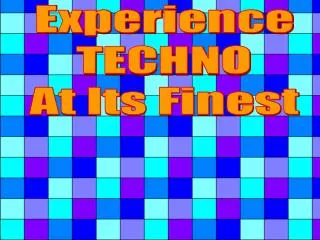Experience TECHNO At Its Finest