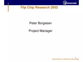 Flip Chip Research 2002