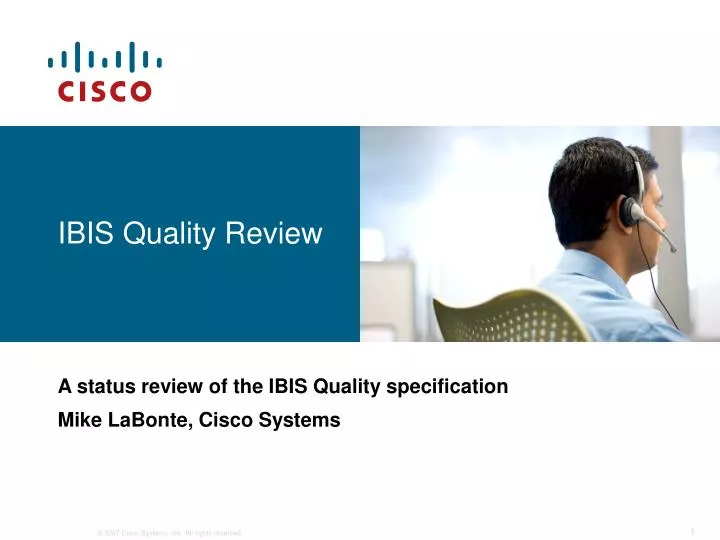 ibis quality review