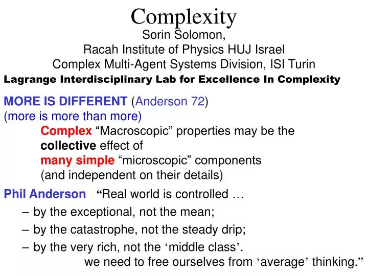 complexity